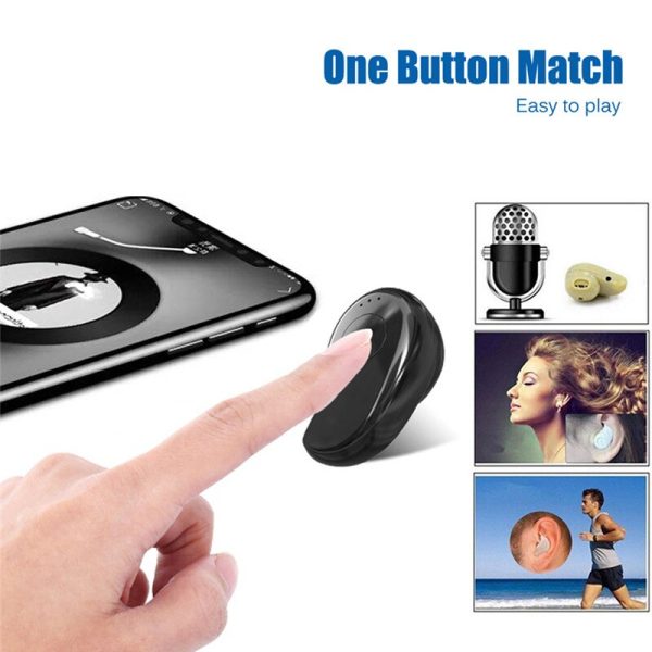 Mini Wireless Bluetooth Earphone in Ear Sport with Mic Handsfree Headset Earbuds for All Phone For Huawei Xiaomi Android Samsung - Image 4