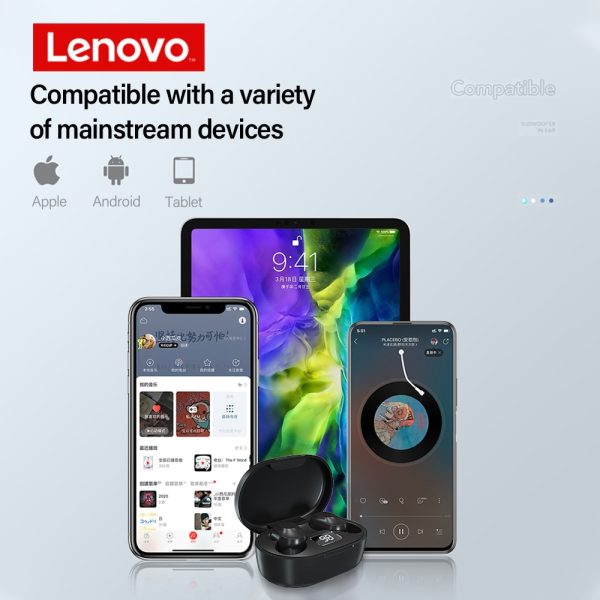 Original Lenovo XT91 TWS Earphone Wireless Bluetooth Headphones AI Control Gaming Headset Stereo bass With Mic Noise Reduction - Image 5