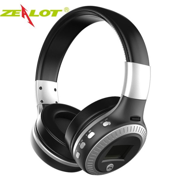 ZEALOT B19 Wireless Headphones with fm Radio Bluetooth Headset Stereo Earphone with Microphone - Image 10