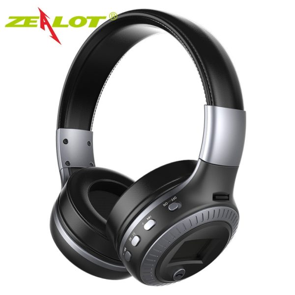 ZEALOT B19 Wireless Headphones with fm Radio Bluetooth Headset Stereo Earphone with Microphone - Image 9