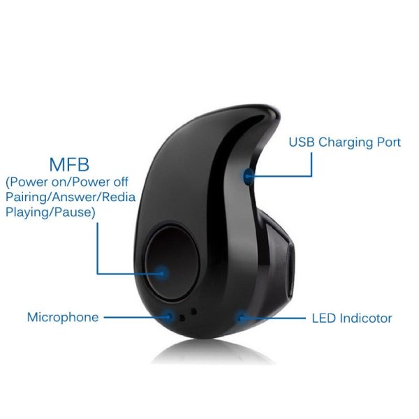 Mini Wireless Bluetooth Earphone in Ear Sport with Mic Handsfree Headset Earbuds for All Phone For Huawei Xiaomi Android Samsung - Image 2