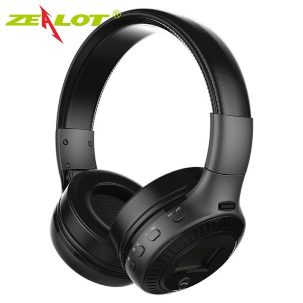ZEALOT B19 Wireless Headphones with fm Radio Bluetooth Headset Stereo Earphone with Microphone - Image 7